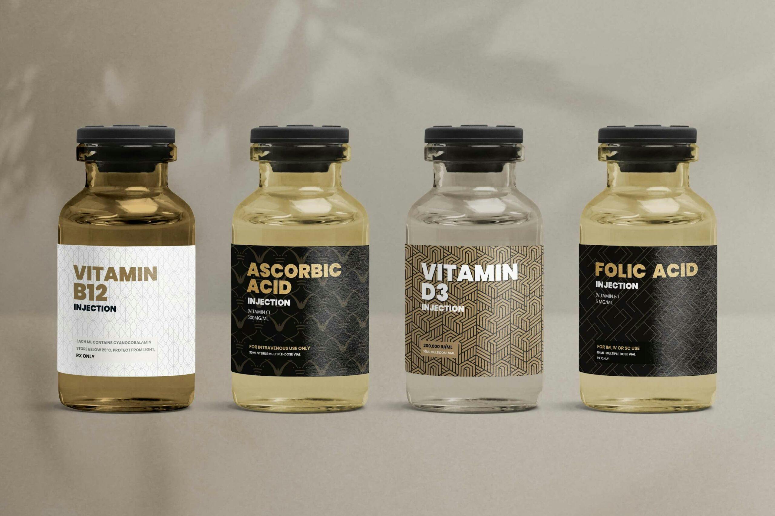 vitamin-injection-vial-glass-bottles-with-luxurious-patterned-labels